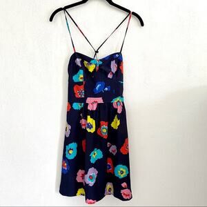 American Eagle Bright Floral Navy Dress Size 0